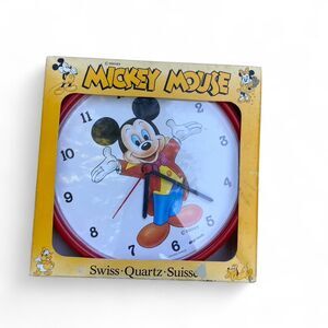 Vintage 90s 1990s retro aesthetic Mickey Mouse wall clock